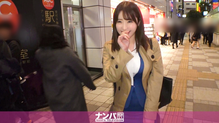 【はるな23歳】Fカップ巨乳素人｜「ダメですよぉ…」仕事帰りの保険営業レディをナンパしてホテルでなし崩しSEXを狙った結果…｜MGS動画｜無料サンプルエロ画像